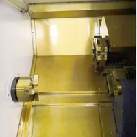 Tour CNC à banc incliné automatique haute précision TCK56 avec axe Y et système Fanuc, centre d'usinage industriel pour la découpe des métaux