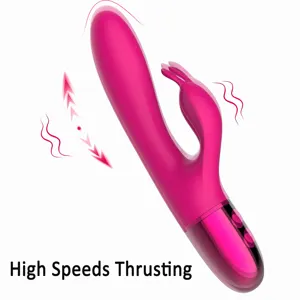 Odeco giocattolo del sesso per adulti vibrazione con spinta a doppio punto G stimolatore vibrante impermeabile Multi-velocità di coniglio vibratore