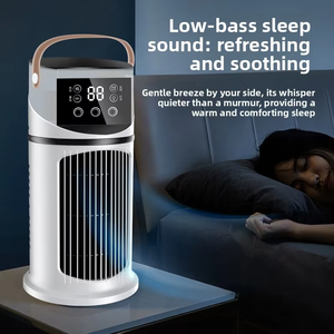 Ventilateur de bureau USB portable avec humidificateur à brumisation et fonction minuterie, nouveau modèle transfrontalier, logo personnalisé, pour la maison et le bureau - Product Image 5