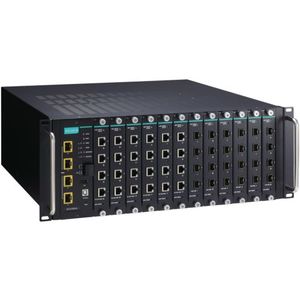 Moxa ICS-G7852A-4XG-HV-HV 48V อุปกรณ์สวิตช์เชื่อมต่อแบบอุตสาหกรรม 10Gb SFP+ พอร์ต 48 ช่อง สำหรับติดตั้งบนแร็ค ระดับองค์กร - Product Image 1