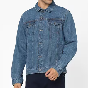 New Arrival Stylish Winter <b>Denim</b> Jacket for Men Made High Quality 100% Cotton <b>Material</b> Front Custom Available Reasonable Prices - Product Image 1