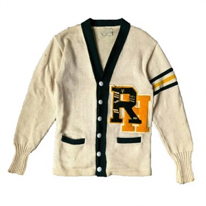 2024 High Quality OEM 100% Cashmere Sweater Ladies Cashmere <b>Cardigan</b> Retro <b>Long</b> Sleeve Knit <b>Cardigan</b> - Product Image 1