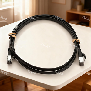Kexint tốc độ cao 10gbps 600MHz che chắn 25ft RJ45 Cat 7 cáp <span class=keywords><strong>Ethernet</strong></span> cho ps5/4/3 Xbox Modem Router Lan - Product Image 2