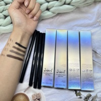 Meilleur stylo à sourcils microblading naturel ultra fin 2 en 1 maquillage étanche longue durée stylo à sourcils incurvé liquide à 4 pointes fourchettes