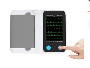 Electrocardiógrafo Digital de Tres Canales y 12 Derivaciones, Ecológico y de Bajo Consumo, Diseño Ajustable, Certificado CE Quirúrgico - Product Image 6