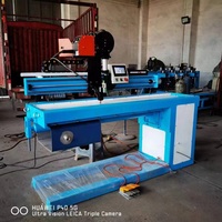 Machine chinoise de soudure de couture d'acier inoxydable, équipement de soudure linéaire de tambour en acier de 1500 mm