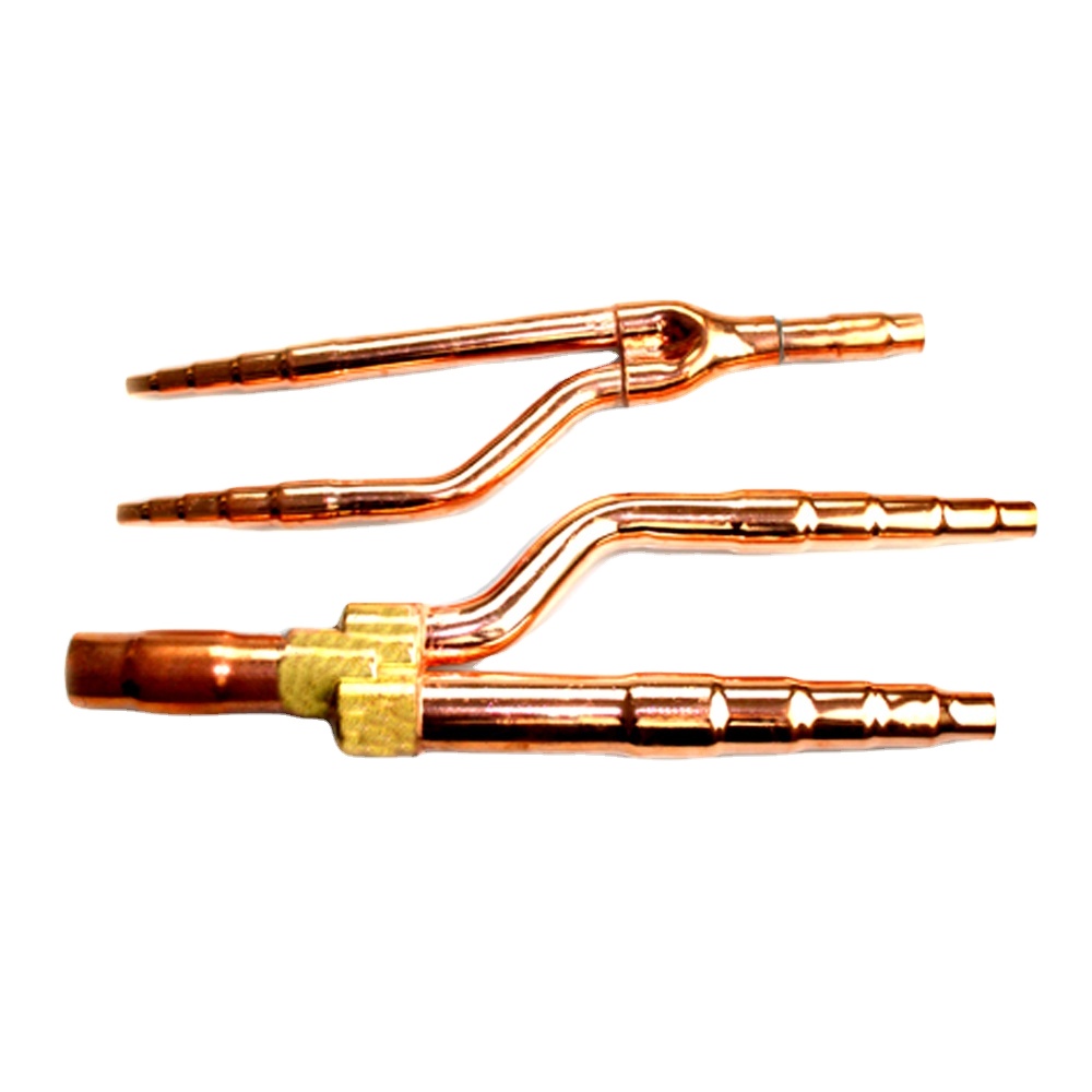Refnet Copper Branch Pipe Fitting For Daikin Hitachi Mcquay Mitsubishi York Toshiba VRV VRF Air Conditioning SF-KHP26MC73T