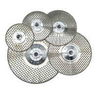 Disque diamanté électroplaqué D105-230mm à succès avec bride M14 pour la découpe du granit, du marbre et de la brique