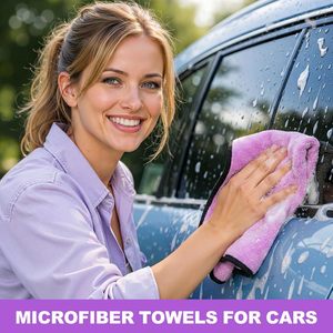ผ้าเช็ดรถไมโครไฟเบอร์ NOVISON Quick-Dry 'L'-Knitted เนื้อนุ่มพิเศษ ป้องกันรอยขีดข่วน รุ่น Y-1213-36 - Product Image 5