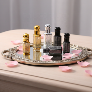 Nuevo Diseño de Gotero de Vidrio Octagonal Dorado de 3 ml, 6 ml y 12 ml para Roll-on, Botella de Aceite Esencial para Perfume y Aceite de Oud - Product Image 2