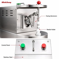 Industriële fruitpelschilmachine professioneel premium roestvrij staal elektrische schiller voedselverwerkingsfabriek sinaasappels appels 220V