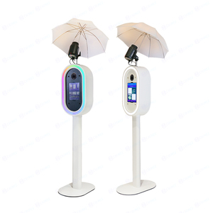 Cabine photo reflex numérique coque Salsa cabine ovale fête iPad cabine photo miroir avec <span class=keywords><strong>flash</strong></span>/parapluie/étui/APP/télécommande pour 13 12.9 11 iPad <span class=keywords><strong>Pro</strong></span> - Product Image 2
