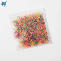 [Aifan Dental] élastiques orthodontiques au meilleur prix 5000 pièces 3.5OZ élastiques orthodontiques de couleur bande de caoutchouc