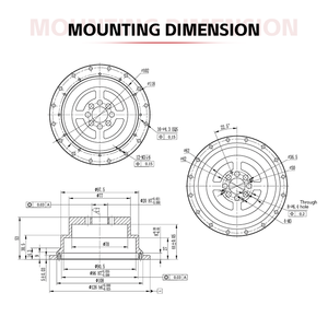 F209H-250N.m Statische Koppelsensor Krachtsensor Ip65 Beschermd Voor Robotverbinding Koppelmeting - Product Image 3