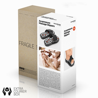 Pantoufles de Massage d'acupression pour le pied, masseur, outils d'acupression, chaussures de Massage, tapis chauffant, soulagement de la fasciite plantaire, 1 paire