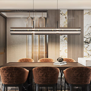 新北欧意大利简约长形餐厅吊灯，豪华设计师现代餐桌吧台灯吊灯 - Product Image 4