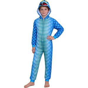 Disfraz de Serpiente Gary de Zootopia 2 con Capucha para Niños de 8 a 13 Años, Traje de Cosplay para Halloween con Diseño de Escamas Azules - Product Image 1