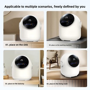 Lave-linge entièrement automatique <span class=keywords><strong>à</strong></span> chargement frontal pour sous-vêtements, petit format, haute température, désinfection par ébullition, stérilisation, séchage, mini - Product Image 4