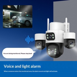 מצלמת אבטחה סולארית HiEasy <span class=keywords><strong>PTZ</strong></span> חיצונית עם ראיית לילה, זיהוי תנועה, שליטה מרחוק, AOV, IP65, פלסטיק ABS - Product Image 3