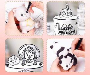 12 colores sólidos para rotuladores comestibles, tinta para colorear alimentos para pasteles, panadería, decoración, ingredientes, embalaje en bolsa - Product Image 5