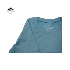 Camiseta Interior <span class=keywords><strong>Térmica</strong></span> GECKO MASTER 100% <span class=keywords><strong>Lana</strong></span> <span class=keywords><strong>Merino</strong></span> para <span class=keywords><strong>Mujer</strong></span>, Transpirable, Ecológica, de Secado Rápido para Invierno/Otoño - Product Image 2