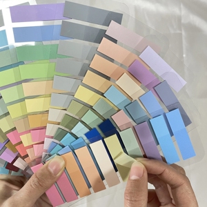 ชุดปากกาเน้นข้อความ PET แบบติดเอง 12 ชิ้น พร้อมกระดาษโน้ตใสสำหรับสมุดบันทึก วางแผนงาน และอุปกรณ์เครื่องเขียนสำหรับกลับไปโรงเรียน - Product Image 6