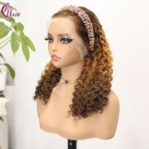 Pelucas FH 13x4 sin pegamento, rizadas birmanas, cabello humano vietnamita # T4-30-4 Lace Frontal, Cabello Rizado Birmano, Proveedor - Product Image 6