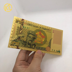 1000 pièces d'un billet de banque or du tibet pour Robert G. Mugabe souvenir et cadeaux de collection - Product Image 3