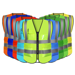 Meilleur prix Gilet de <span class=keywords><strong>s</strong></span>écurité réfléchissant haute visibilité Classe 2 Vêtements de protection pour travaux de construction Gilet réfléchissant en polyester - Product Image 4