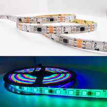 Renkli aydınlatma efektleri için su geçirmez RGB akıllı LED ışık şeritler 12V ve 24V yapışkan ışık şeridi - Product Image 2