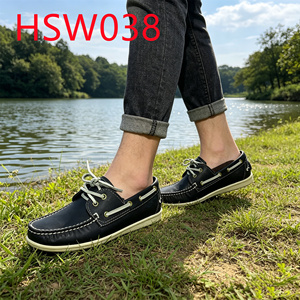 ZYF, Chaussures <span class=keywords><strong>bateau</strong></span> de loisirs d'extérieur à lacets, anti-ampoules, style mode, authentiques et originales, disponibles en extra larges, Penny Shoes HSW038 - Product Image 1