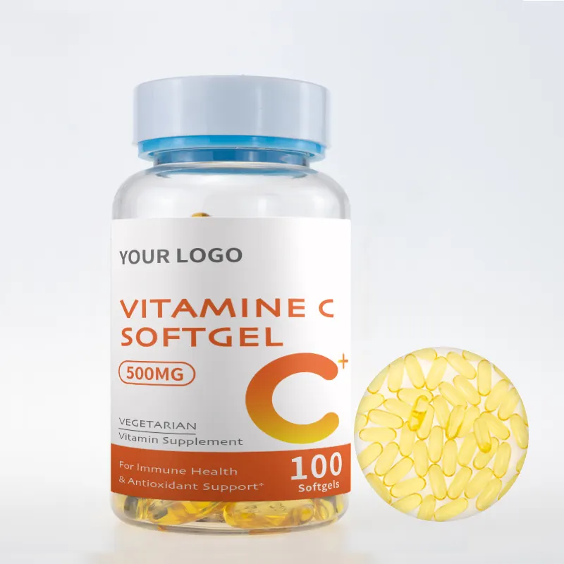 Vitamine C Anti-oxydant Softgel Complément alimentaire Softgel Capsule Améliorer l'immunité Softgel Capsule