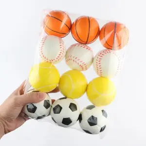 Giocattolo promozionale per bambini economico logo personalizzato spremere palla antistress in PU, palla antistress, sfere in schiuma PU