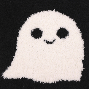OEM ODM Oeko-Tex Dễ Thương Vui Ma Chăn Quà Tặng Ma Quái Trang Trí Nội Thất Sang Trọng Mềm Màu Đen Trắng Ma Quái Halloween Ném Chăn - Product Image 4