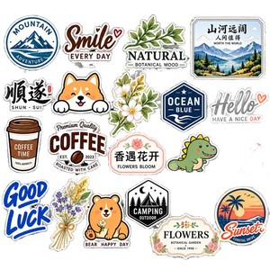 Sequence Custom UV Transfer <b>Stickers</b> PVC Self Adhesive Scratch Resistant Waterproof For Package - Product Image 1