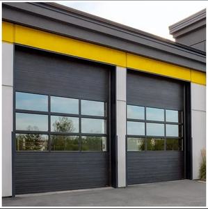 Portes <span class=keywords><strong>de</strong></span> <span class=keywords><strong>garage</strong></span> sectionnelles télécommandées en verre transparent noir à enrouler ou autres services <span class=keywords><strong>de</strong></span> portes pour la maison - Product Image 6