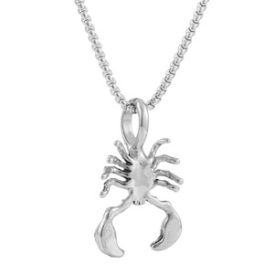 Yunnique – collier avec pendentif Scorpion en acier inoxydable, chaîne couleur or, pour hommes et femmes, bijoux à la mode, 122004 - Product Image 3