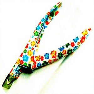 Coupe-ongles professionnel en acier inoxydable pour faux ongles, avec ouverture large et lame incurvée pour ongles artificiels - Product Image 1