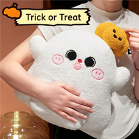 Windseek Halloween Pumpkin Plush Stress Relief Toy Magic Ghost Doll Soft Stuffed Doll Cushion Pillow Children's Gift for 14
