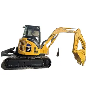 Máquina escavadeira japonesa de segunda mão komatsu, mini escavadeira komatsu pc400/pc200/pc300 de 5.5 toneladas, pc 55 MR-2, para venda