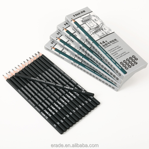 Juego de lápices de grafito, lápices profesionales para bocetos y arte 14 unids/set 12B 10B 8B 7B 6B 5B 4B 3B 2B B HB 2H 4H 6H para dibujar - Product Image 1