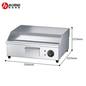 Kitchen Equipment Cast Iron Electric Grills and Electric Fryers Burger Fryers Electric Griddles