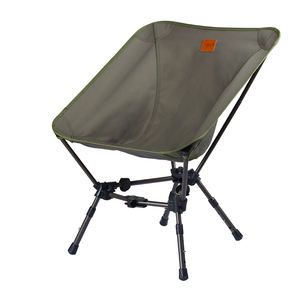 Korea Outdoor Picnic <b>Stool</b> Aluminum Ultralight Adjustable Height Folding <b>Small</b> Moon Backpacking Triangle Camping Chair - Product Image 1
