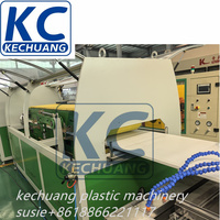Ligne de production de profilés pour fenêtres et portes en PVC WPC, extrudeuse de profilés en plastique PVC, machine à profilés en plastique PE PVC
