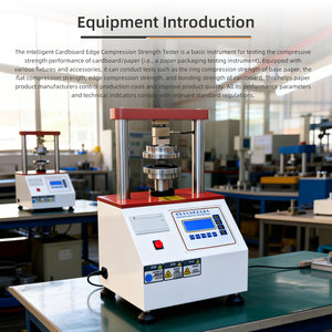 ZENROTEST Testeur de compression de bord et d'anneau entièrement automatique de haute précision / <span class=keywords><strong>Test</strong></span> ECT RCT 2000N Précision 1% Multi-unités N/kN - Product Image 2