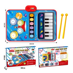 Kit de batterie de musique électronique éducatif multifonctionnel 2 en 1 Instrument de musique interactif pour enfants Jouet de musique électronique - Product Image 6
