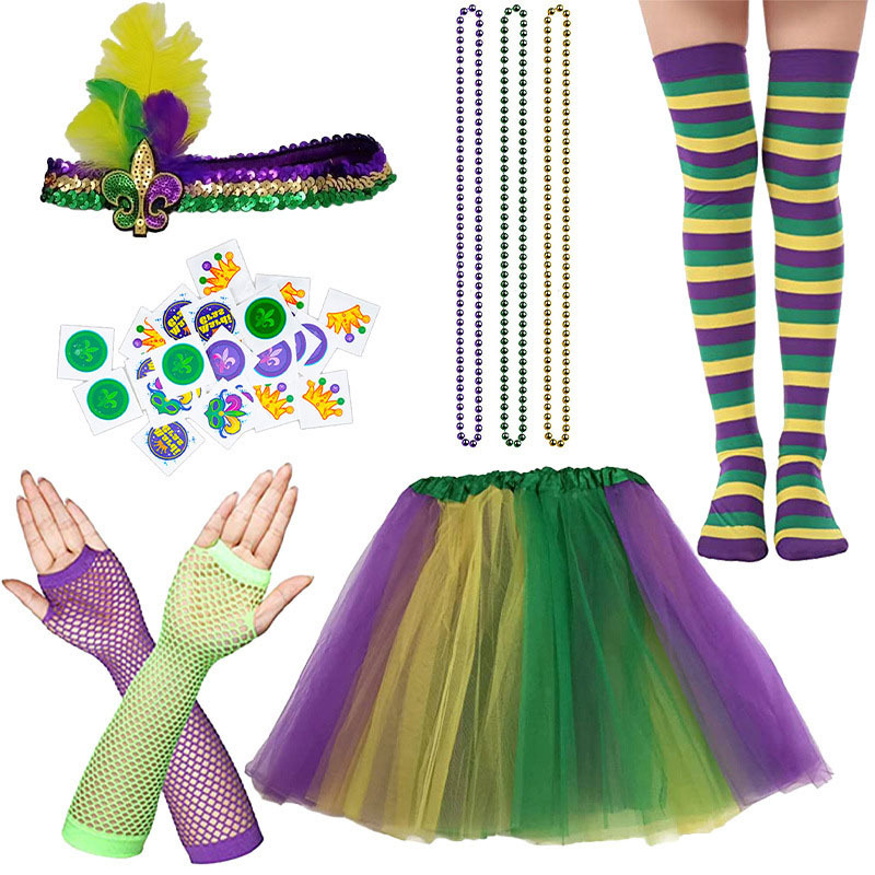 Best Selling Wholesale Brazil Orleans Accessories Outfits Women Mardi Gras Party Apparels Adult Performance Carnival Costumes