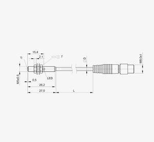 Capteur inductif d'origine B-ALLUFF BES00HA BES 516-3005-G-E4-C-S49-00,2 en stock - Product Image 2
