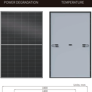 Módulo Fotovoltaico Solar Hi-MO X10 de Media Celda, Totalmente Negro, 485W, 24% de Eficiencia, Marco de Aleación de Aluminio Anodizado, LR7-54HVBB-485M - Product Image 3