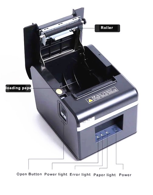 Wholesale Original T80 Printer for Xprinter Auto-cutter 80mm Thermal Receipt Bill Printers POS Machine XP-N160II XP-T80A C260M